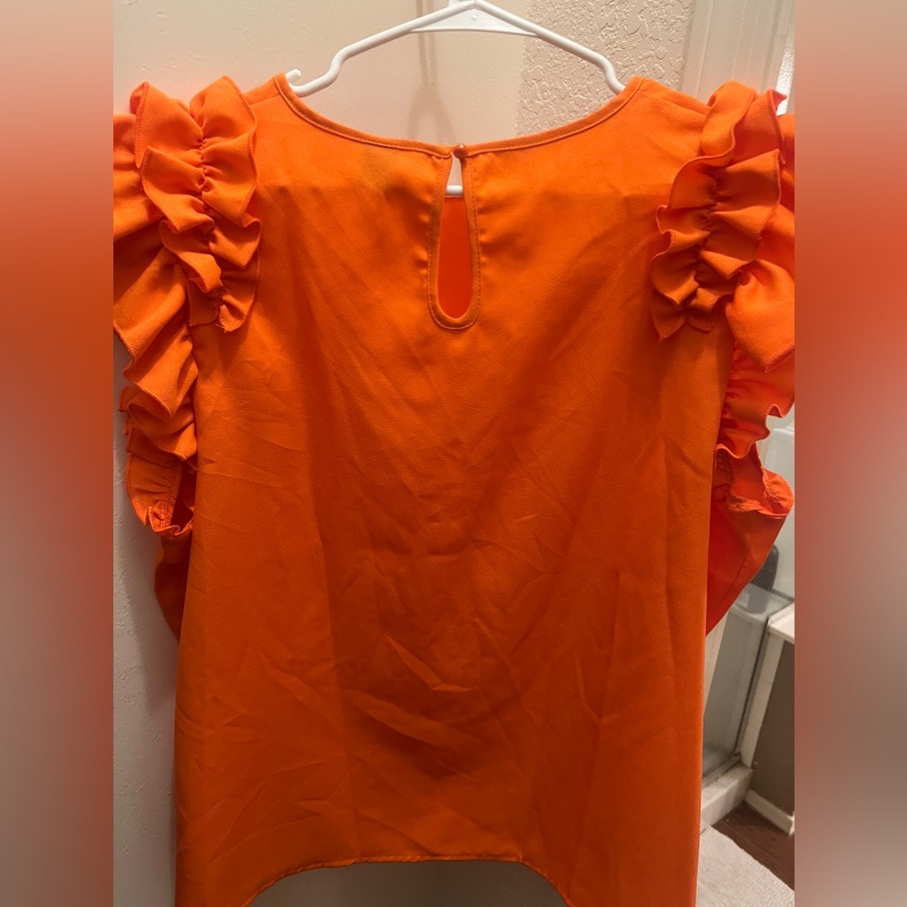 SHEIN Ruffle Blouse - Picture 2 of 3